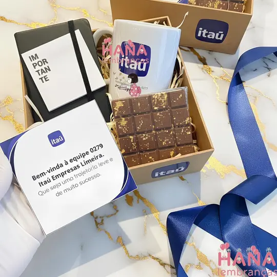 Box corporativo de boas-vindas personalizado